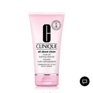 Two Clinique Rinse Off Foaming Cleansers